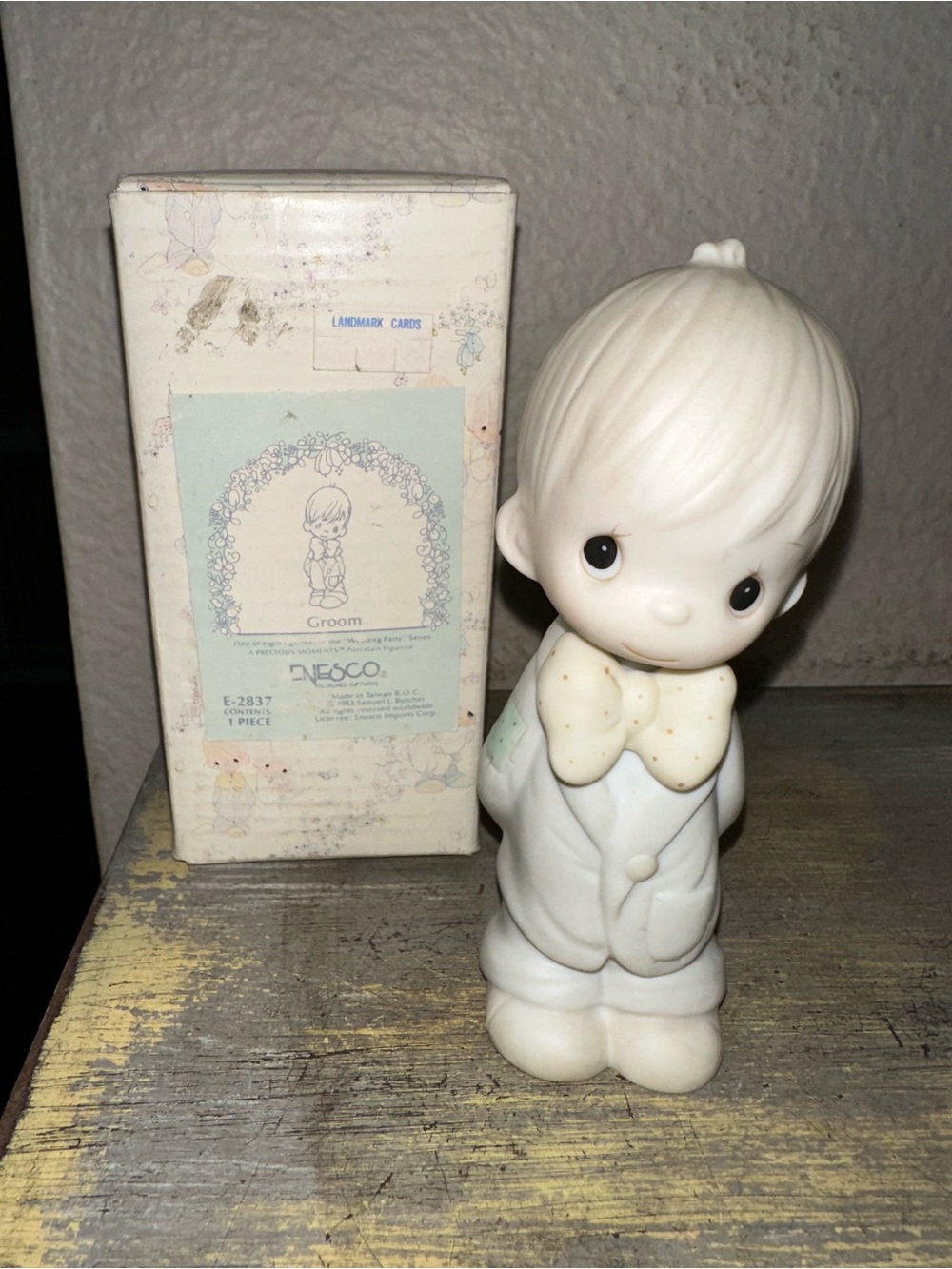 Vintage Precious Moments Groom Figurine (E-2837) 1983